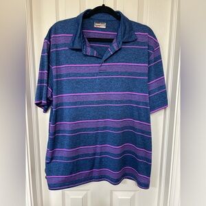 Grand Slam Performance Men’s Striped Golf Polo Size XL EUC